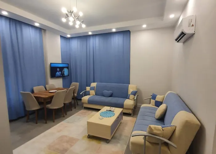 A Dreamy Luxury Two-Bedroom Apartment With A Special View Of The Forest, Mountains And Sunset 阿拉尼亚