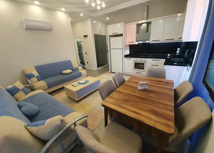 A Dreamy Luxury Two-Bedroom Apartment With A Special View Of The Forest, Mountains And Sunset Alanya